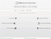 Tablet Screenshot of cega.com